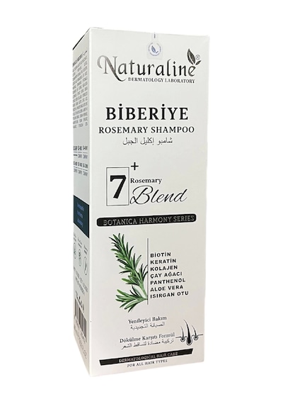 Naturaline Biberiye Şampuanı 400 Ml Roemary Shampoo 7 Doğal Bileşim Tüm Saçlar