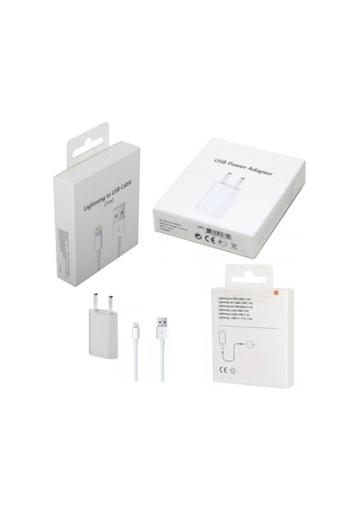 Apple Iphone 6 5 7 8 X Şarj Aleti Usb Kablo Adaptör Lightning