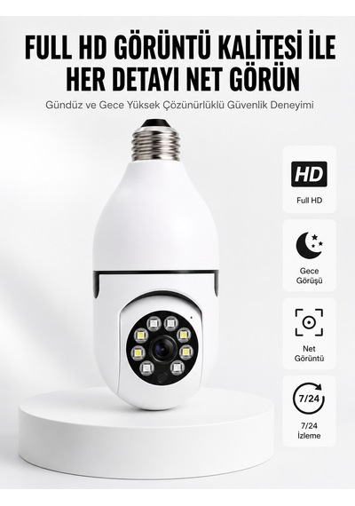 İki Yönlü Ses Destekli Full Hd Akıllı Kamera Yeni Nesil 91891714