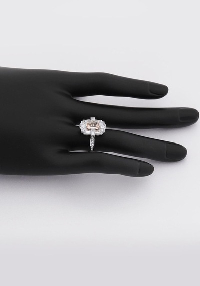 Pırlanta Tasarım Morganite Yüzük