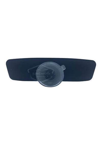 Her Araca Uyumlu Siyah Çerçeveli Dikiz Aynası 60 Mm X 240 Mm Vantuzlu İç İlave Ayna 00 Şüscaroto Aksesuar