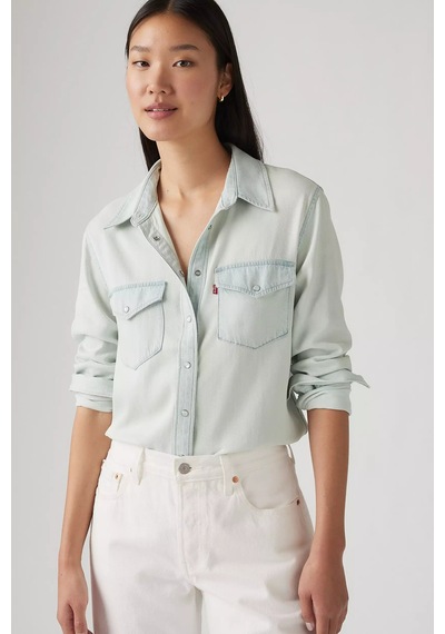 Levi's Bayan Kot Gömlek 16786-0099 Mavi Mavi