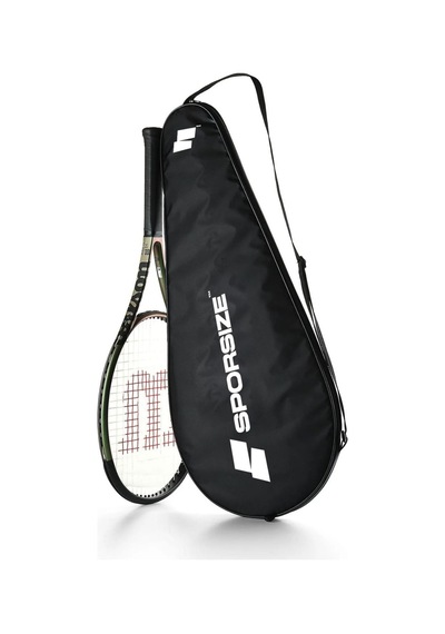 Tennis Racket Cover Tenis Raketi Kılıfı Çantası Lacivert Sadece Kılıf - Siyah