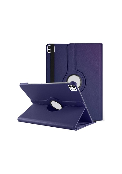 Microsonic Apple Uyumlu iPad Pro 11 2024 Kılıf A2836-a2837 360 Rotating Stand Deri Tablet Kılıfı
