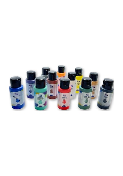 Superart Akrilik Boya Seti 12'lı 50 Ml Çok Renkli