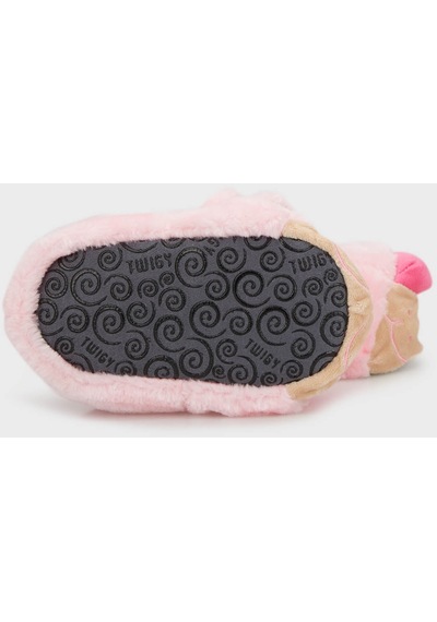 Twigy Fibert Çocuk Hayvanlı Panduf Pembe 30/35 CC0666 Pembe