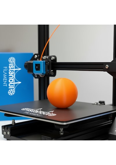 İstanbul Filament 3d Baskı Pla Filament Turuncu 1 Kg Ø 1,75mm 0,05 Mm Bambu Lab Uyumludur 1.75mm