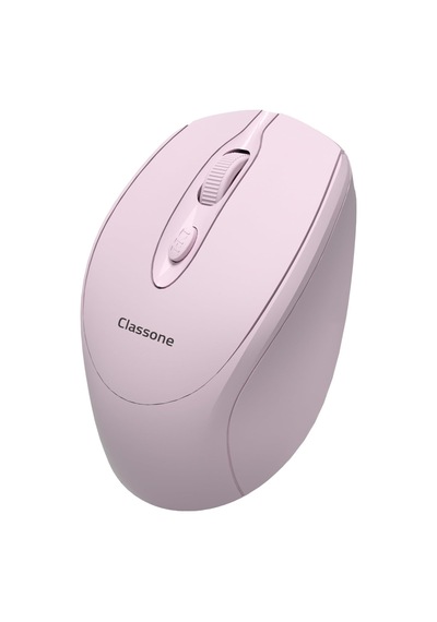 Classone Cbt16 Bluetooth + 2.4 Ghz Şarj Edilebilir Kablosuz Mouse - Pembe