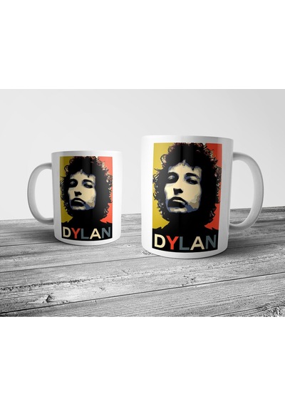 Bob Dylan Kupa Bardak Model 4 Çok Renkli