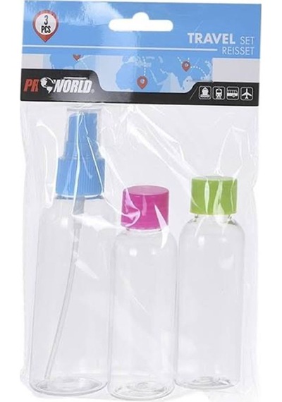Kpmm 3 Parçalı Seyahat Seti Çok Renkli