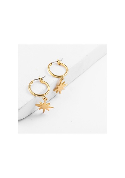 So-much Halka Vip Seri Gold Küpe-1 Gold - 226130250 Gold - 226130250 Gold