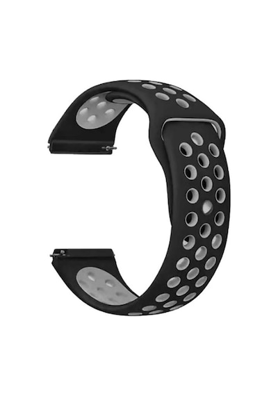 Galaxy Watch 42mm 20mm Krd-02 Uyumlu Zore Kordon-siyah-gri