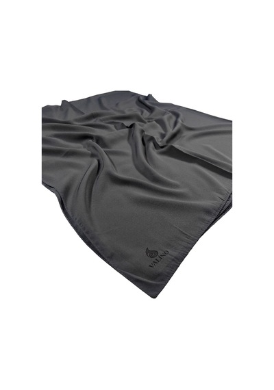 Mim Eşarp Mısırlı Eşarpları Medine Ipeği Büyük Boy Eşarp 140x140 Cm Antrasit