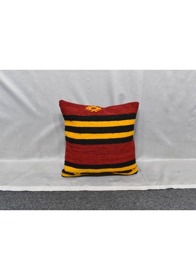 Zehra Abla Halı Yeni El Dokuma Dekoratif Kilim Kırlent Yastık Kılıfı 6031