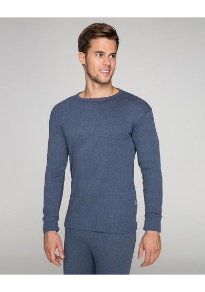 Thermoform Soft Unisex Uzun Kol Termal İçlik Fanila Lacivert Renkli