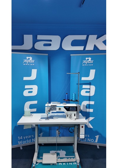 Jack Z7 3'lü Transport Sistemli Ekstra Kalın İş Full Otomatik Yapay Zekalı Dikiş Makinası 12mm, Ayak Sensörlü Yok