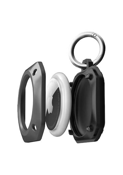 Buff Tagsafe Proshield Taşınabilir Anahtarlık Apple Uyumlu AirTag Kılıf Black