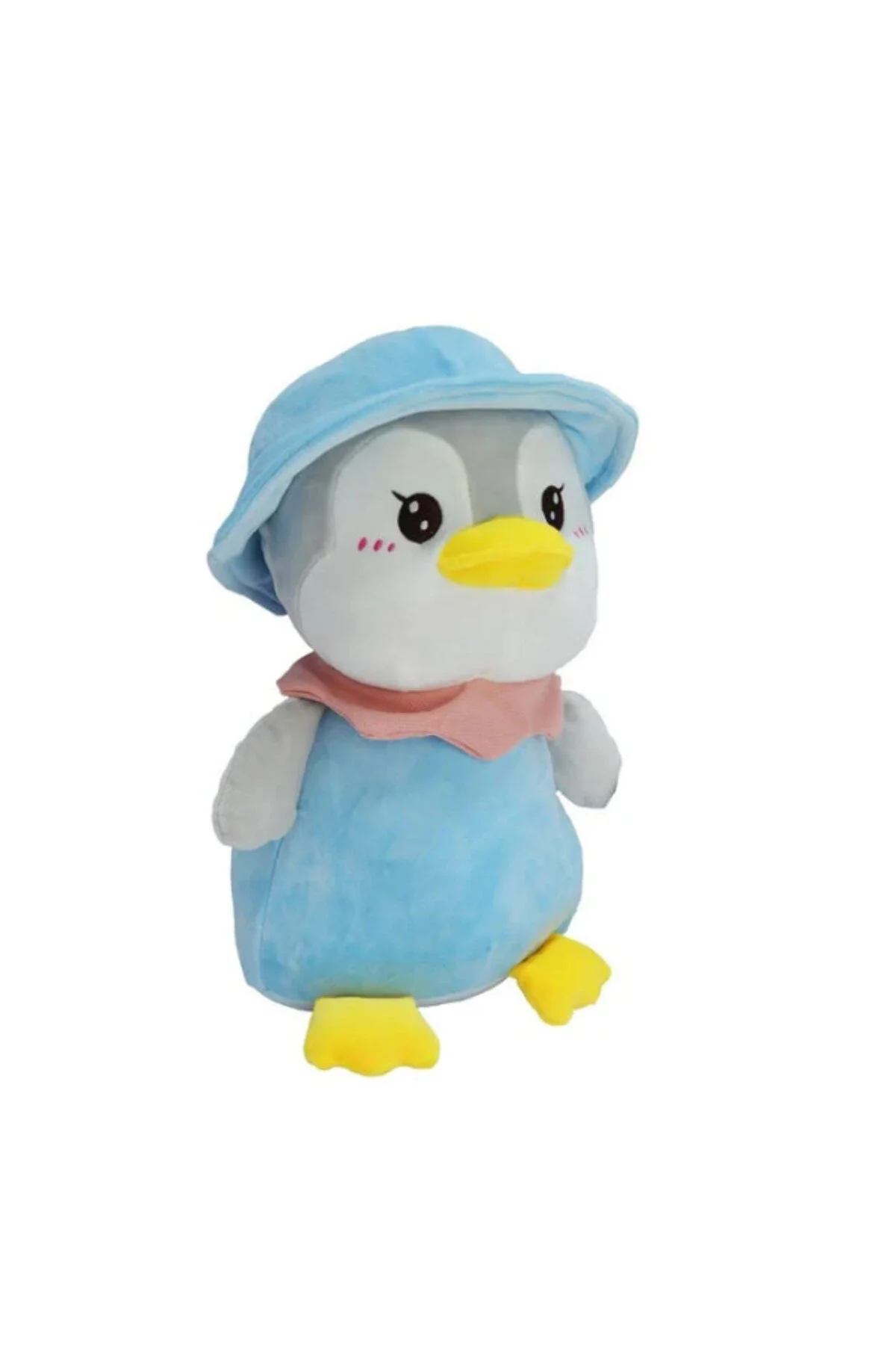 Halley 40 Cm Peluş Penguen 1 Adet Beyaz - Mavi - Pembe