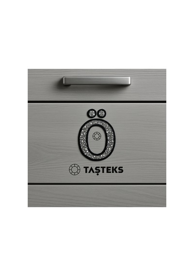 Taşlı Ütülenebilen Veya Sticker Olarak Kullanılabilen 6cm Ö Harfi