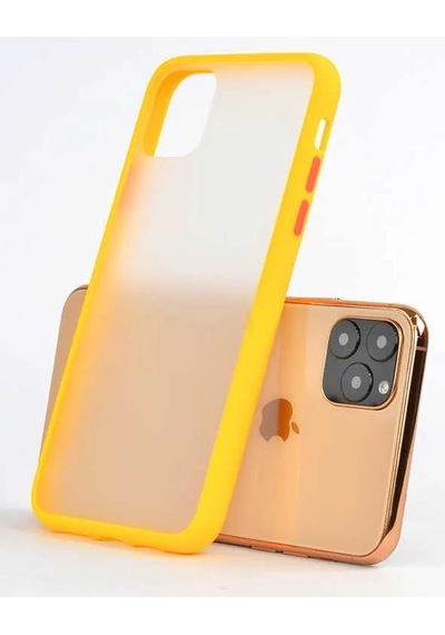 Apple Uyumlu iPhone 11 Pro Max Mat El İzi Yapmayan Kaliteli Kılıf Siyah -