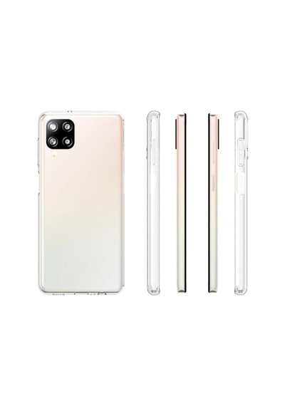 Samsung Galaxy Uyumlu   A12 Kılıf Ultra Ince Esnek Süper Silikon 0.3mm R66788:şeffaf