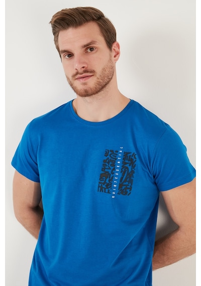 Buratti Bisiklet Yaka Pamuklu Slim Fit Erkek T Shirt 541Quint Parliament
