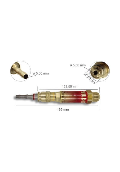 Yıldız 1130-qt 1/2" Gaz Hattı Yanıcı Gaz Emniyet Ventili Hızlı Bağlantı