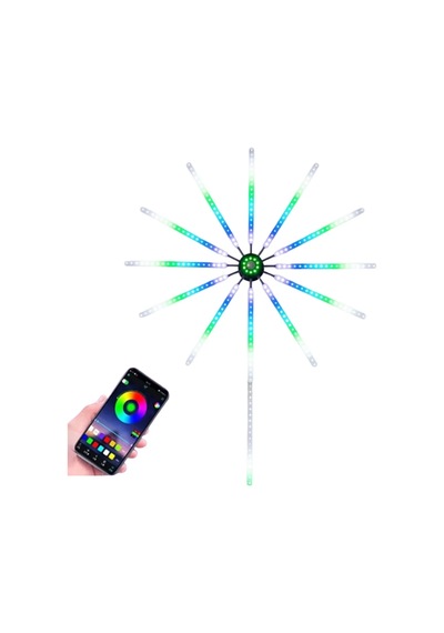Ers Rgb Led Duvar Dekoru Sökülebilir Kollu Işık Sistemi Yeni Nesil