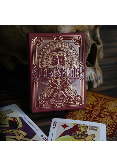 Npcc Shakespeare Burgundy Premium Oyun Kağıdı Limited Edition Koleksiyonluk İskambil Kartları
