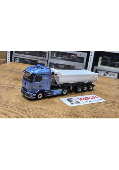 1/43 Mercedes Benz Eactros + Damper Dorse Beyaz İle Eligor Prokabin Mp6