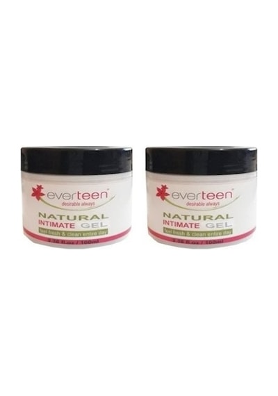Everteen Natural Intimate Gel Kadınlara Özel Genital Bölge Temizleme Jeli 100ml 2 Adet