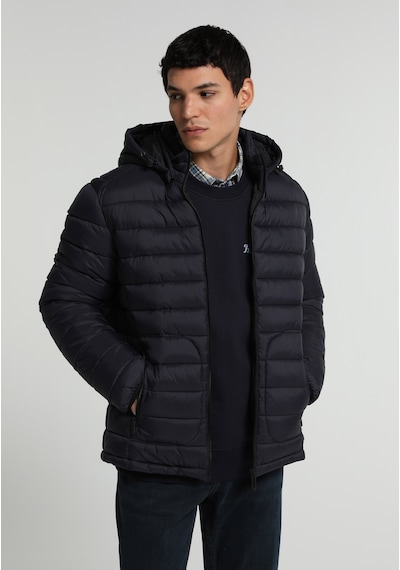 Colin's Colins Slim Fit Kapüşonlu Fermuarlı Astarlı Erkek Lacivert Mont Cl1082935 Q1.v1 Nav
