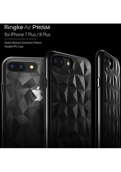 Ringke Air Prism 3d Elmas Yansıması Apple Uyumlu iPhone 7/8 Plus İle Kılıf Ink Black Ultra Hafif Esnek İnce