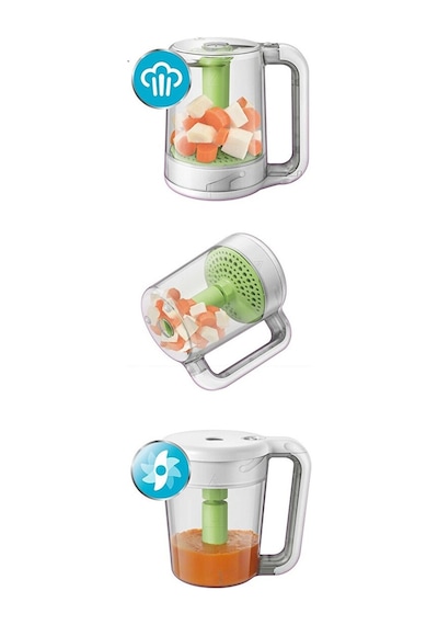 Philips Avent SCF870 Wasabi Bebek Buharlı Pişirici ve Blender