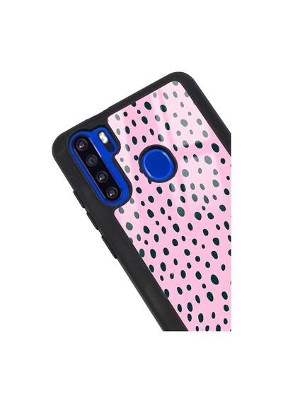 Reeder P13 Blue Max Pembe Benek Tasarımlı Glossy Telefon Kılıfı Siyah