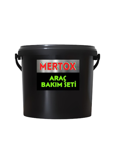 Mertox 10 Parça Müthiş Oto Araç Araba Yıkama Temizlik Bakım Seti Kovalı