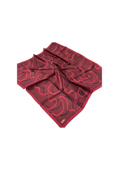 Belli İpek Eşarp - 4309-31 Bordo Twill