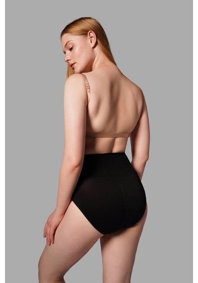 Fit Women Toparlayıcı Yüksek Bel Külot 1010 Siyah