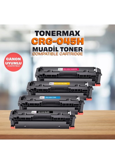 Canon İ-sensys Mf-635cx Uyumlu Toner Set Yüksek Kapasiteli / Crg-045h