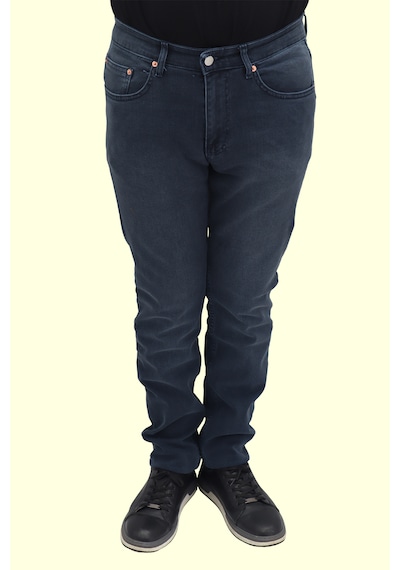 Denim Cartel Dmctekstil Erkek 1002 Yüksek Bel Normal Kesim Boru Paça Jean Pantolon Indigo Denim Cartel Dmctekstil Erkek 1002 Yüksek Bel Normal Kesim Boru Paça Jean Pantolon Indigo