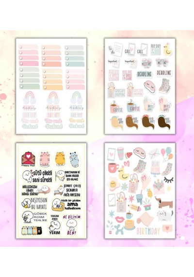Girl Power My Dıy Sticker Book 24 17 Cm 16 Sayfa Özel Tasarım Rengarenk Sticker Kitabı Çok Renkli