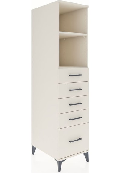 Kronos Dolap 2 Raflı 5 Çekmeceli 44x59x182 Aytaşı-aytaşı Aytaşı