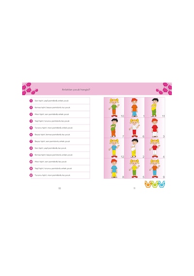 Bee Smart - Görsel ve Işitsel Dikkati Güçlendirme Seti 5-6 Yaş