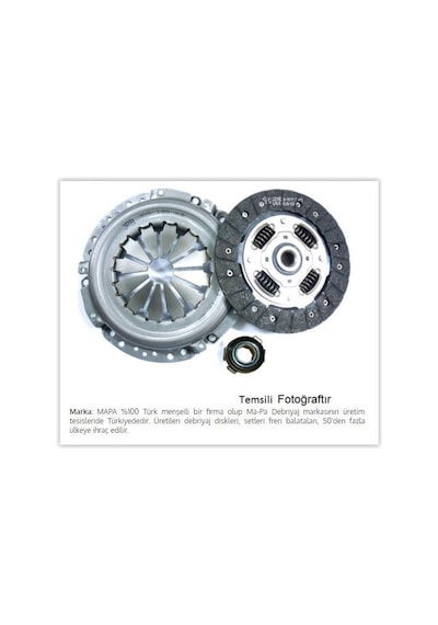 MAPA 15215800 DEBRİYAJ SETİ CIVIC VII 2.0 TYPE-R 01- K20A2