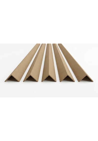 Kraft Karton Palet Koli Köşebent - Koli Kenar Köşe Koruyucu - 1 Metre X 4 Cm X 3 Mm - 10 Adet