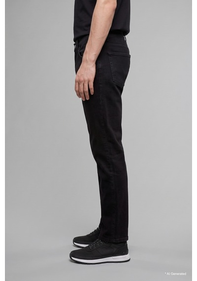 Defacto Straıght Fıt Normal Bel Boru Paça Jean Pantolon H7527ax26aunm40 Siyah-nm40