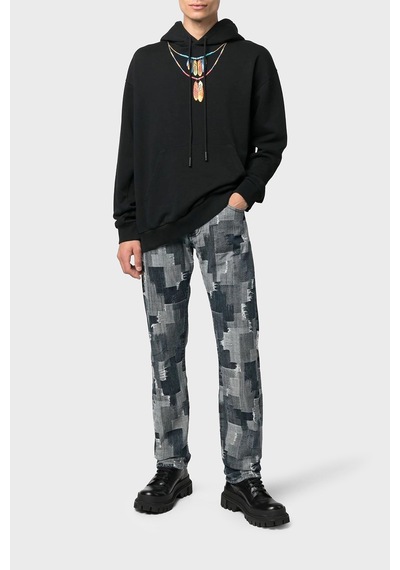 Marcelo Burlon Erkek Sweat Cmbb040c99fle0021025 Siyah