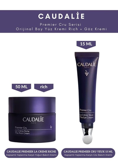Premier Cru Serisi Yüz Kremi Rıch Göz Kremi Orijinal Boy Set