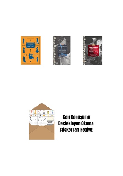 Mürebbiye + Kuyrukluyıldız Altında Bir İzdivaç Cep Boy + Kesik Baş Günümüz Türkçesiyle + Okuma Sticker'ları