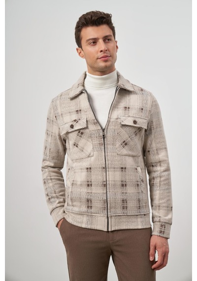 İmza Taba Örme Bebe Yaka Kendinden Desenli Yırtmaçsız Astarsız Slim Fit Classic Mont 1007245157 Taba İmza Taba Örme Bebe Yaka Kendinden Desenli Yırtmaçsız Astarsız Slim Fit Classic Mont 1007245157 Taba